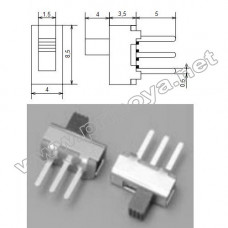 Переключаталь сдвиговый шаг 2,5 мм
